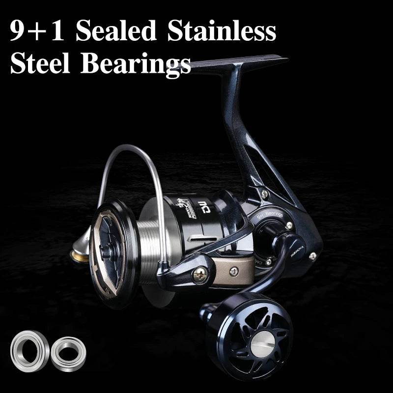 TSURINOYA POSEIDON All-Metal Saltwater Spinning Reel - Fish & Cheaps | Fishing & Outdoor Gear