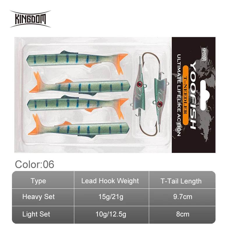 Kingdom T-NEEDLE Jig Soft Lures - Fish & Cheaps | Fishing & Outdoor Gear