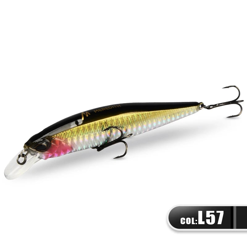 MEREDITH JERK MINNOW 100F 14g Floating Wobbler