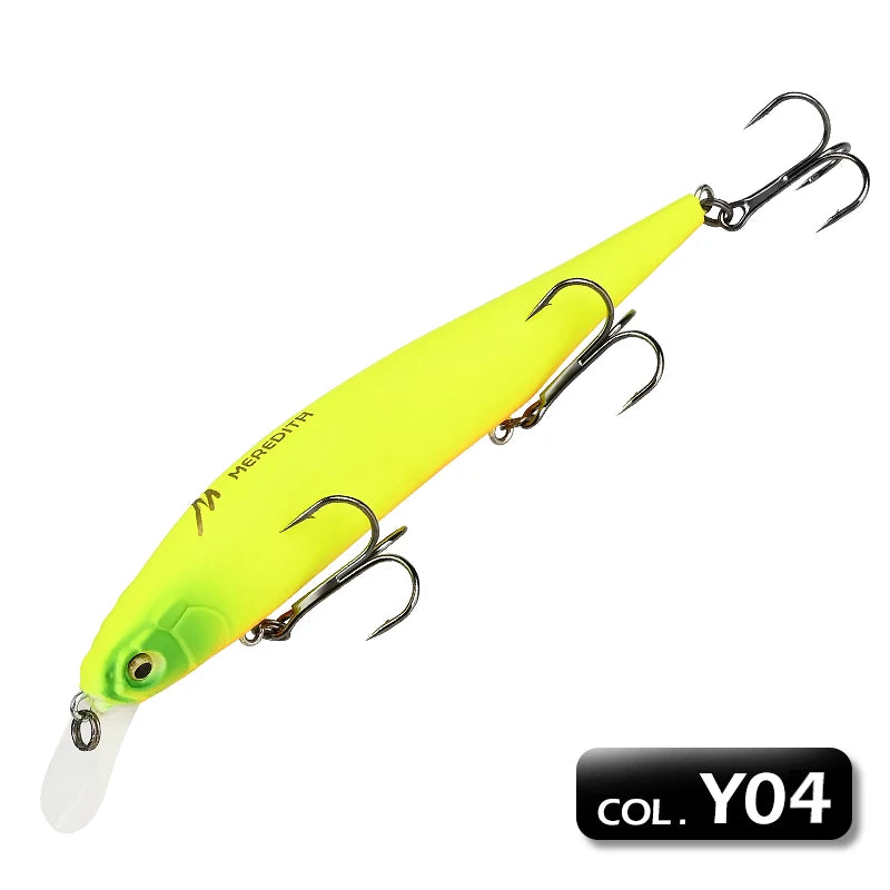 MEREDITH ITO SHINER-115SP Innovation Weight System Top Fishing Lures Minnow Wobbler Quality Fishing Tackle Hooks For Fishing