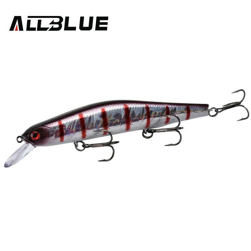 ALLBLUE VULCAN 130SP Silent Wobbler Fishing Lure 26.5g 133mm Magnetic System Suspend Minnow Pike Bait 4# Hook Tackle