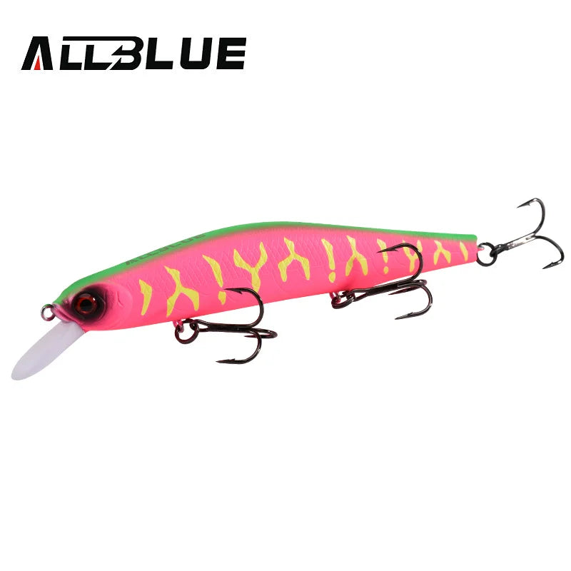 ALLBLUE VULCAN 130SP Silent Wobbler Fishing Lure 26.5g 133mm Magnetic System Suspend Minnow Pike Bait 4# Hook Tackle