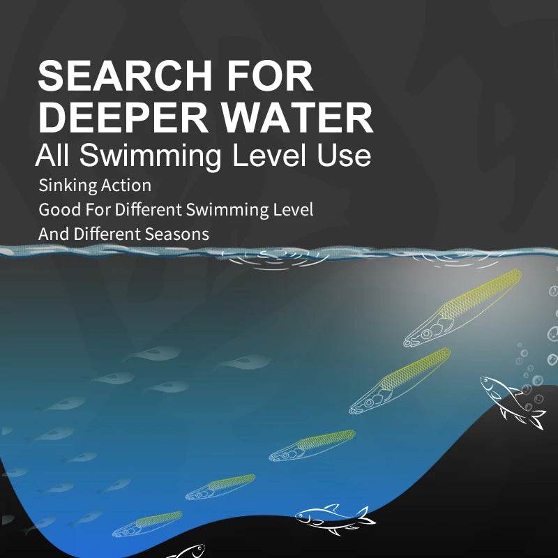 Kingdom Metal Jig Baits – Sinking Lures for Shore Cast - Fish & Cheaps | Fishing & Outdoor Gear