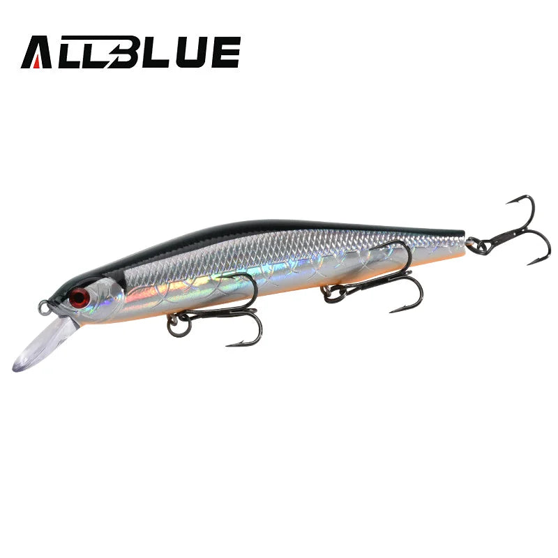 ALLBLUE VULCAN 130SP Silent Wobbler Fishing Lure 26.5g 133mm Magnetic System Suspend Minnow Pike Bait 4# Hook Tackle