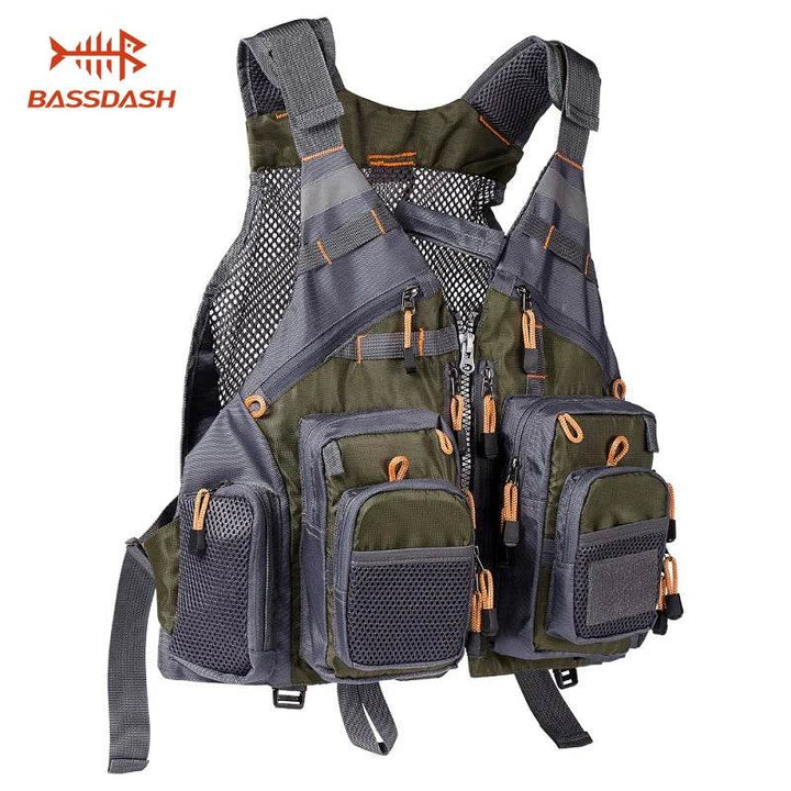 Bassdash Breathable Fishing Vest - Fish & Cheaps | Fishing & Outdoor Gear