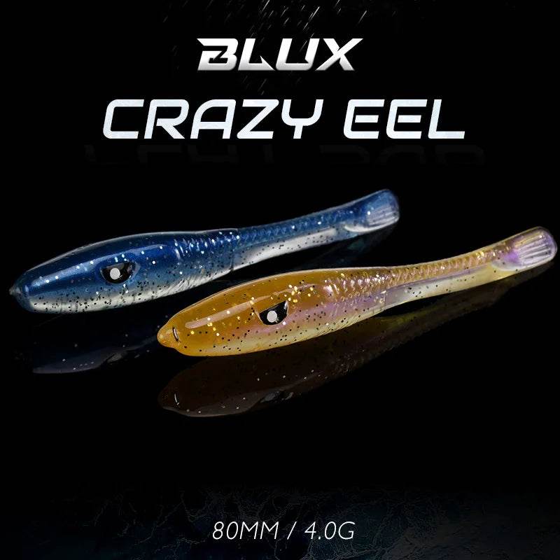 BLUX Crazy Eel Soft Lure 80mm - Fish & Cheaps | Fishing & Outdoor Gear