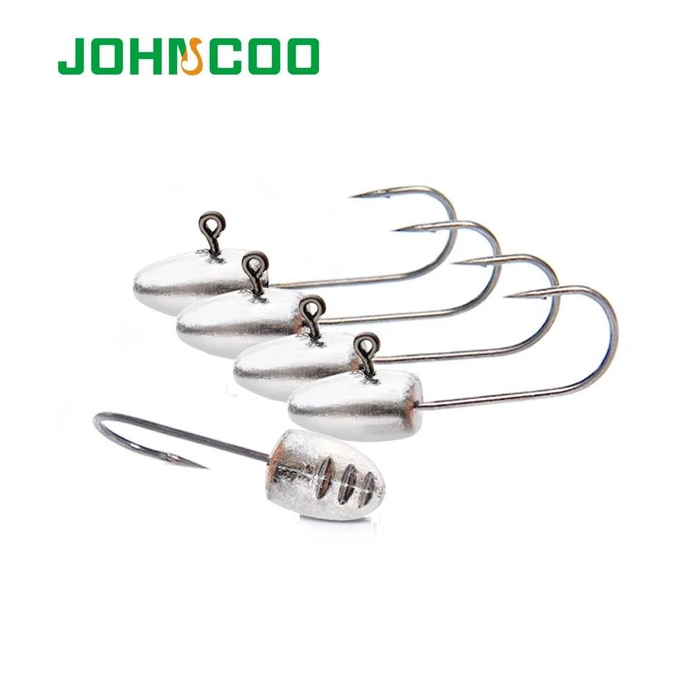 JOHNCOO Jig Head Hook Set – 10pcs - Fish & Cheaps | Fishing & Outdoor Gear