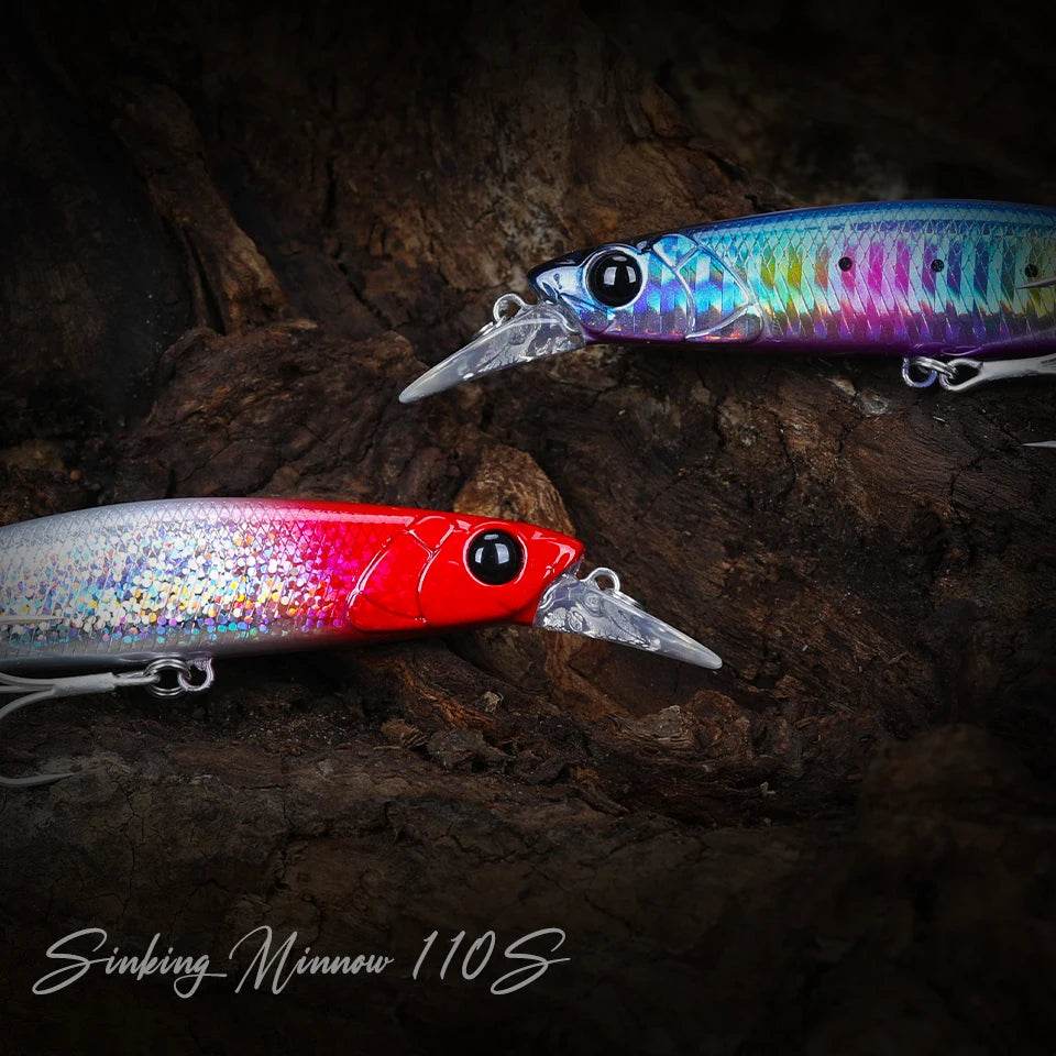 TSURINOYA 110S Sinking Minnow – DW77 New Colour - Fish & Cheaps | Fishing & Outdoor Gear