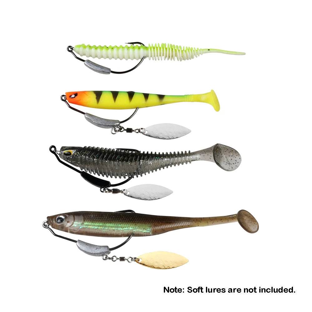JOHNCOO Crank Hook Weighted Lure Set - Fish & Cheaps | Fishing & Outdoor Gear
