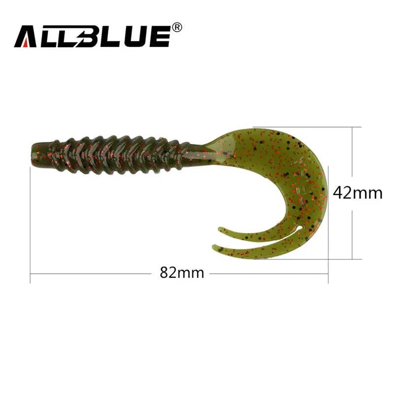 ALLBLUE Creek Single Tail Soft Bait – Versatile Grubs - Fish & Cheaps | Fishing & Outdoor Gear