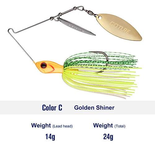 Goture Elfin Spinnerbait – 360° Willow Spoon Buzzbait - Fish & Cheaps | Fishing & Outdoor Gear