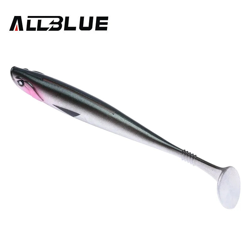 ALLBLUE LUKA 3D SOFT SWIN Fishing Lure 10g/12cm Soft Bait 4pcs/lot Shad Silicone Bass Pike Minnow Swimbait Jigging Plastic Lure