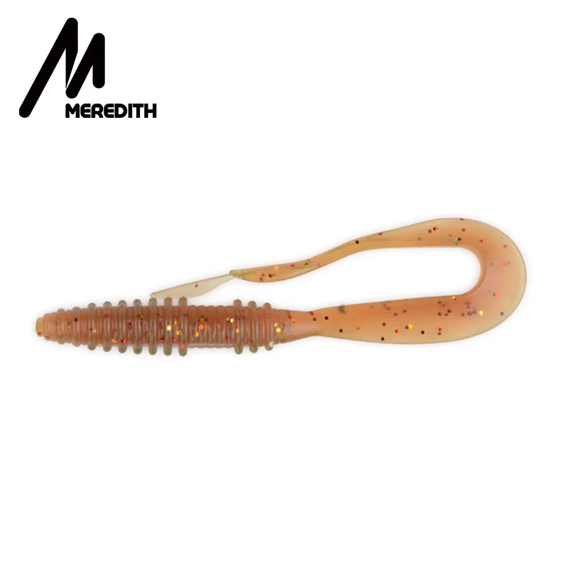 Meredith Mad Wag 7.5cm 1.8g 20pcs Fishing Soft Lures Fishing Artificial Soft Bait Predator Tackle Lures Soft Fishing Lures