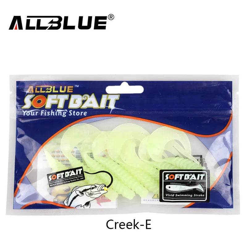 ALLBLUE Creek Single Tail Soft Bait – Versatile Grubs - Fish & Cheaps | Fishing & Outdoor Gear