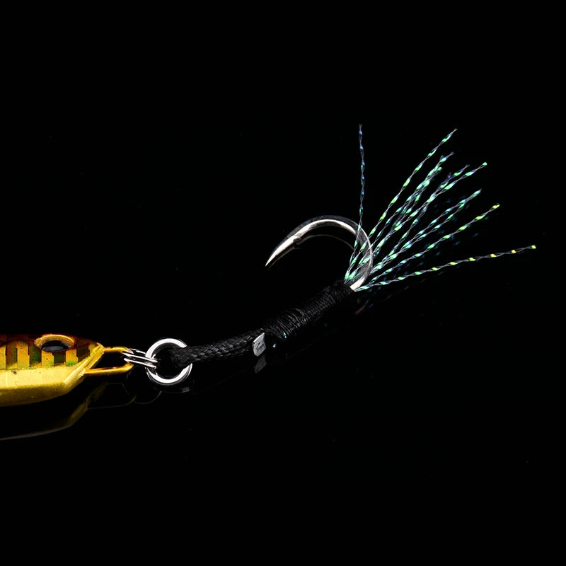 ALLBLUE DRAGER SLIM Metal Casting Jig Spoon 20G 30G Shore Drag Cast Jigging Sea Bass Lure Artificial Bait Fishing Tackle