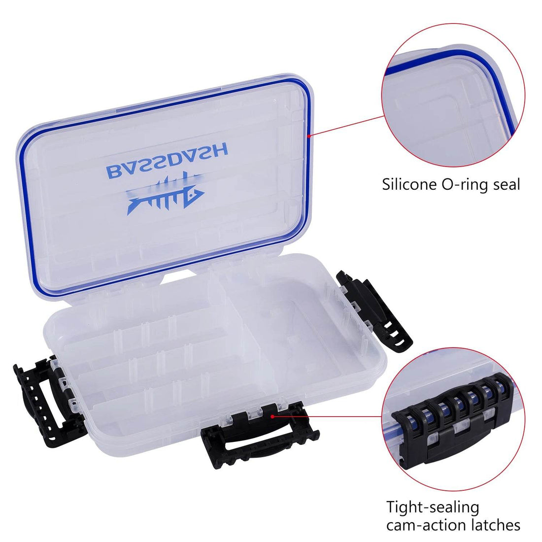 Bassdash 3600 Waterproof Tackle Box - Fish & Cheaps | Fishing & Outdoor Gear