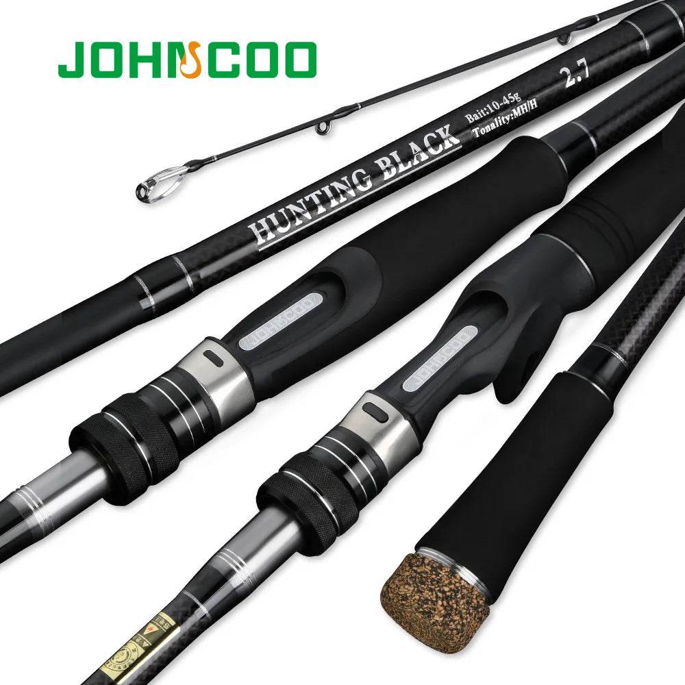 JOHNCOO Carbon Baitcasting Rod – 2.7m/3.0m Travel Power - Fish & Cheaps | Fishing & Outdoor Gear