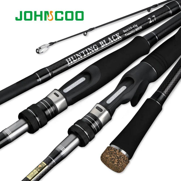 JOHNCOO Carbon Baitcasting Rod – 2.7m/3.0m Travel Power - Fish & Cheaps | Fishing & Outdoor Gear