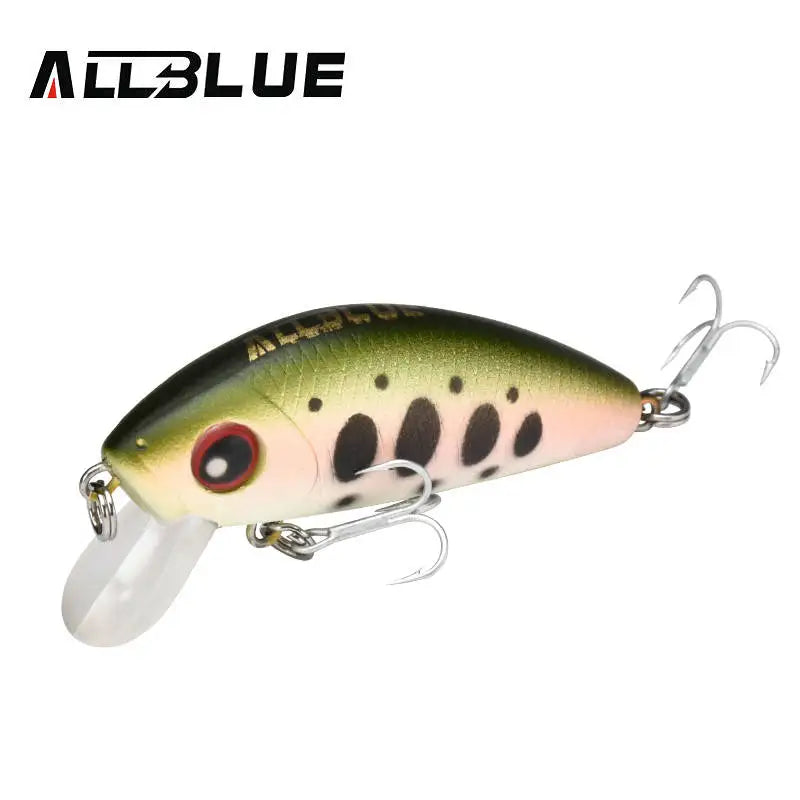 ALLBLUE New Legend Minnow 44mm Sinking Floating Mini Wobbler Fishing Lure Artificial Hard Bait Trout Crankbait Fishing Tackle
