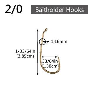 Bassdash EWG & Baitholder Hook Set – 60 Piece - Fish & Cheaps | Fishing & Outdoor Gear