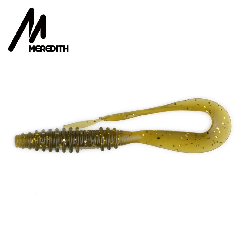 Meredith Mad Wag 7.5cm 1.8g 20pcs Fishing Soft Lures Fishing Artificial Soft Bait Predator Tackle Lures Soft Fishing Lures