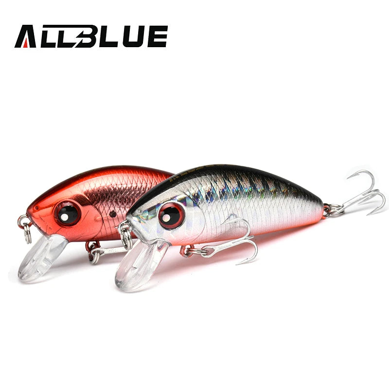 ALLBLUE New Legend Minnow 44mm Sinking Floating Mini Wobbler Fishing Lure Artificial Hard Bait Trout Crankbait Fishing Tackle