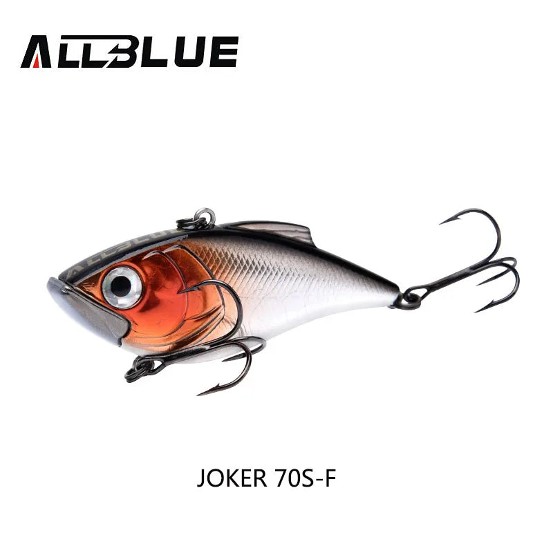 ALLBLUE JOKER 70S Sinking Fishing Lure Lipless Crankbaits Hard Artificial VIB Vibration Bait All Depth Winter Ice Fishing Tackle