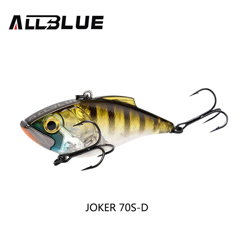 ALLBLUE JOKER 70S Sinking Fishing Lure Lipless Crankbaits Hard Artificial VIB Vibration Bait All Depth Winter Ice Fishing Tackle