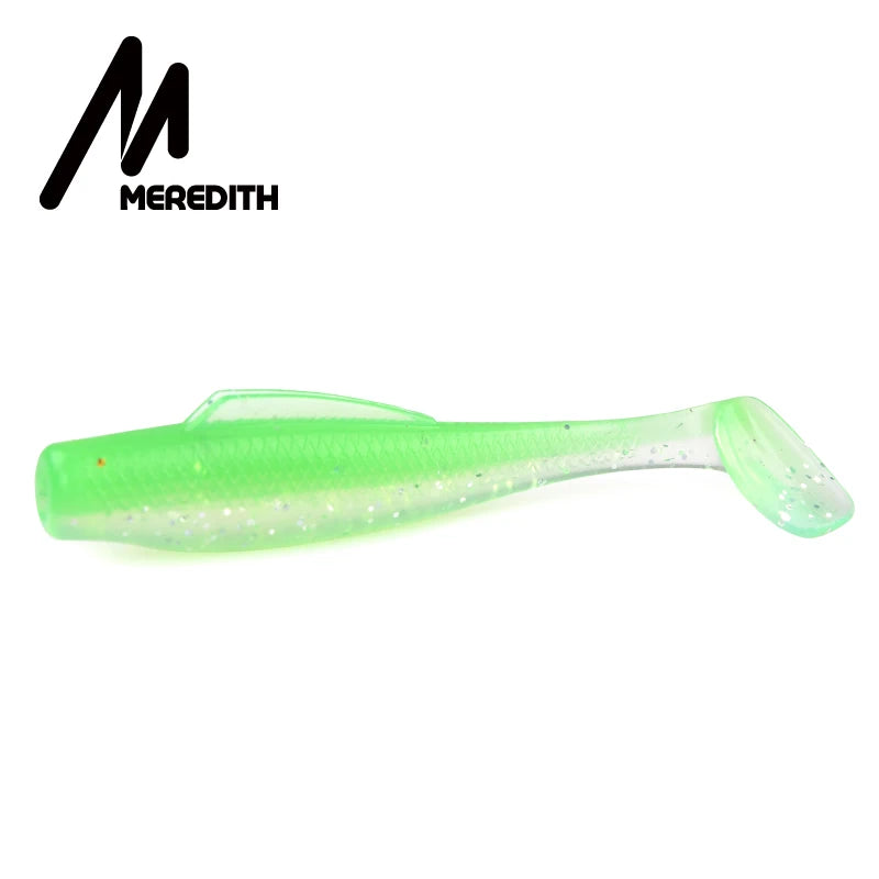 MEREDITH DieZel Minnow Fishing Lures 80mm 5.9g Fishing Soft Baits 3.15" 8pcs/lot Silicone Artificial Swim Plastic Lure Wobblers
