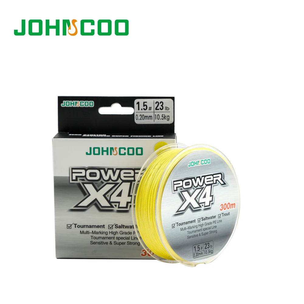 JOHNCOO 4 Braided Tournament Fishing Line - Fish & Cheaps | Fishing & Outdoor Gear