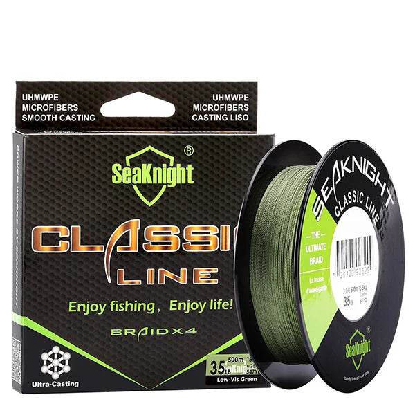 SeaKnight Classic 500M 4-Strand Braided Fishing Line - Fish & Cheaps | Fishing & Outdoor Gear
