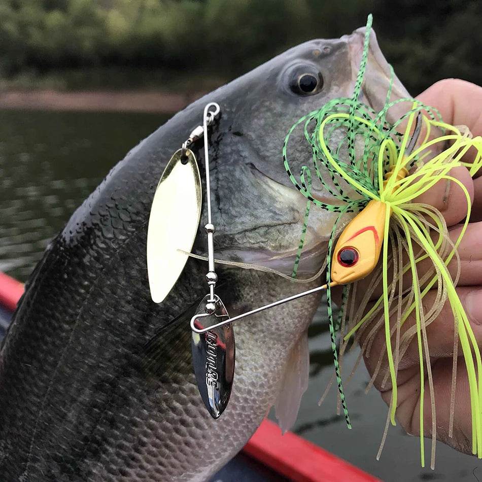 Goture Elfin Spinnerbait – 360° Willow Spoon Buzzbait - Fish & Cheaps | Fishing & Outdoor Gear