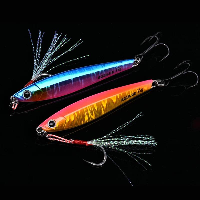 ALLBLUE Metal Jigging Spoon 35g – 3D Print Laser Lure - Fish & Cheaps | Fishing & Outdoor Gear