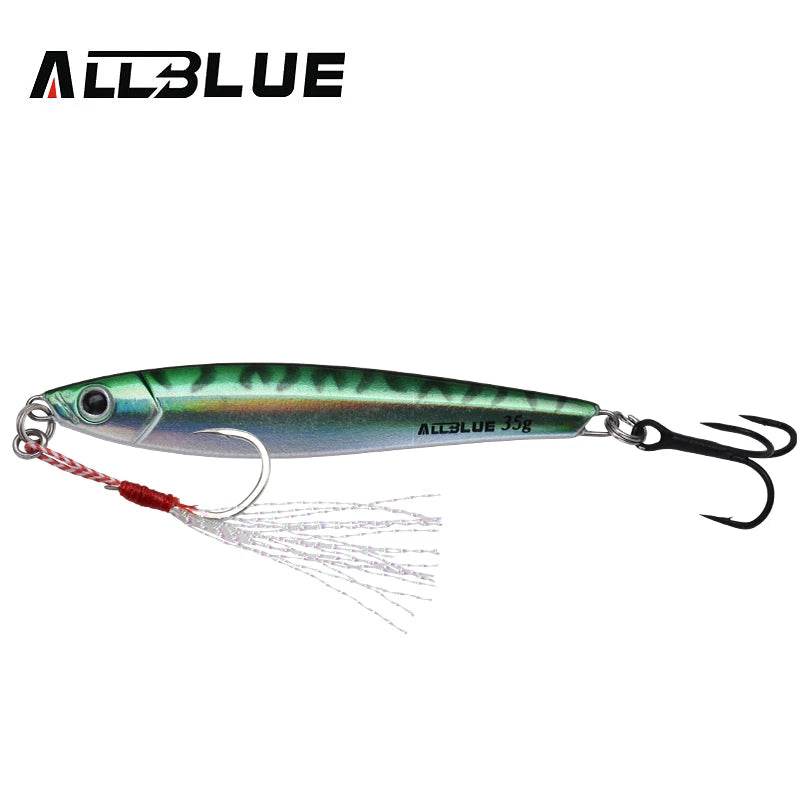ALLBLUE Metal Jigging Spoon 35g – 3D Print Laser Lure - Fish & Cheaps | Fishing & Outdoor Gear