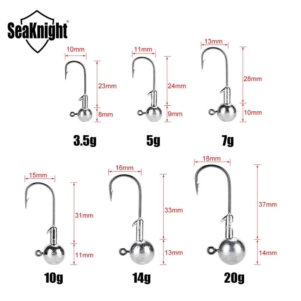 SeaKnight SK01 Lead Head Fishing Hooks - Fish & Cheaps | Fishing & Outdoor Gear
