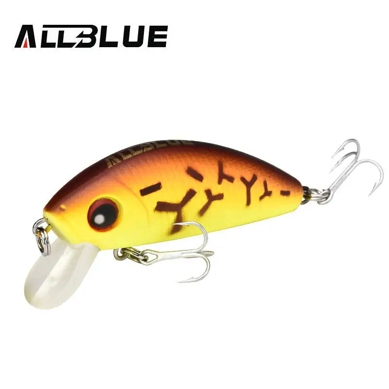 ALLBLUE New Legend Minnow 44mm Sinking Floating Mini Wobbler Fishing Lure Artificial Hard Bait Trout Crankbait Fishing Tackle