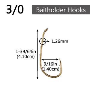 Bassdash EWG & Baitholder Hook Set – 60 Piece - Fish & Cheaps | Fishing & Outdoor Gear