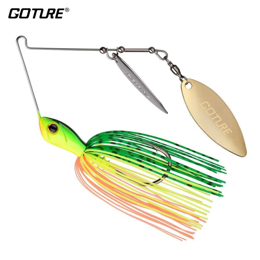Goture Elfin Spinnerbait – 360° Willow Spoon Buzzbait - Fish & Cheaps | Fishing & Outdoor Gear