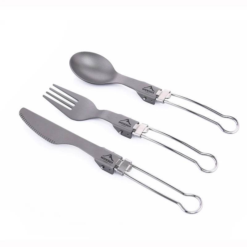 Widesea Ultralight Titanium Cutlery Set - Fish & Cheaps | Fishing & Outdoor Gear