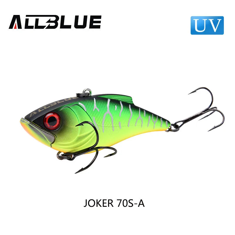 ALLBLUE JOKER 70S Sinking Fishing Lure Lipless Crankbaits Hard Artificial VIB Vibration Bait All Depth Winter Ice Fishing Tackle