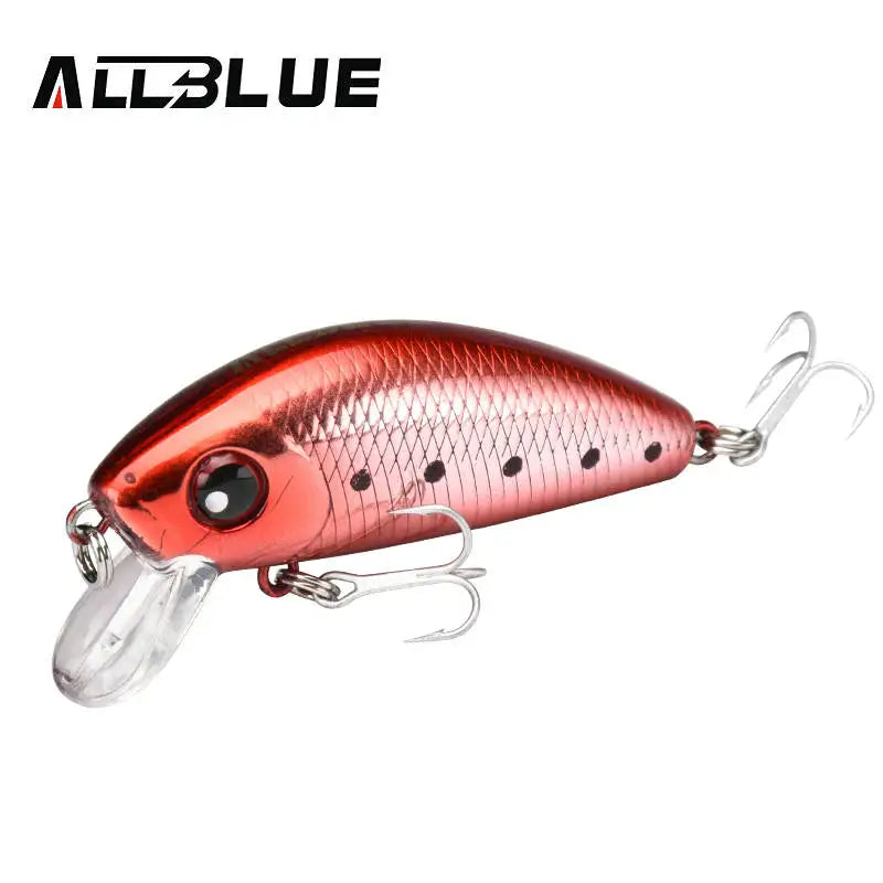ALLBLUE New Legend Minnow 44mm Sinking Floating Mini Wobbler Fishing Lure Artificial Hard Bait Trout Crankbait Fishing Tackle