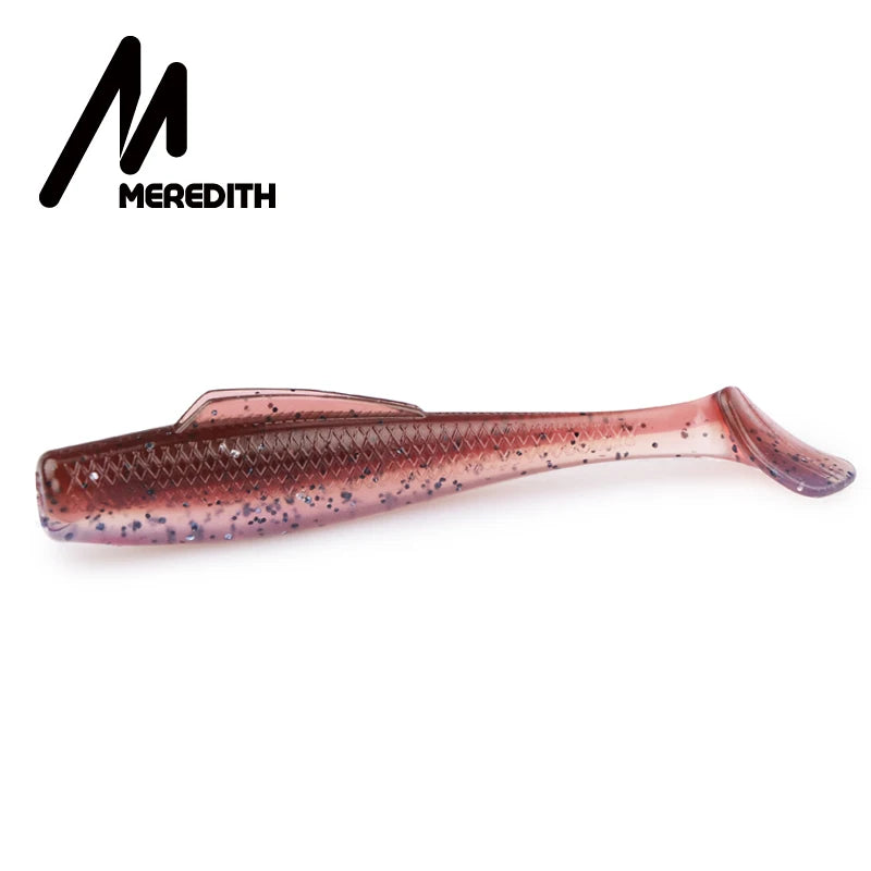 MEREDITH DieZel Minnow Fishing Lures 80mm 5.9g Fishing Soft Baits 3.15" 8pcs/lot Silicone Artificial Swim Plastic Lure Wobblers