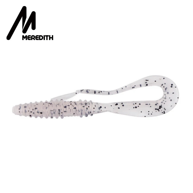 Meredith Mad Wag 7.5cm 1.8g 20pcs Fishing Soft Lures Fishing Artificial Soft Bait Predator Tackle Lures Soft Fishing Lures