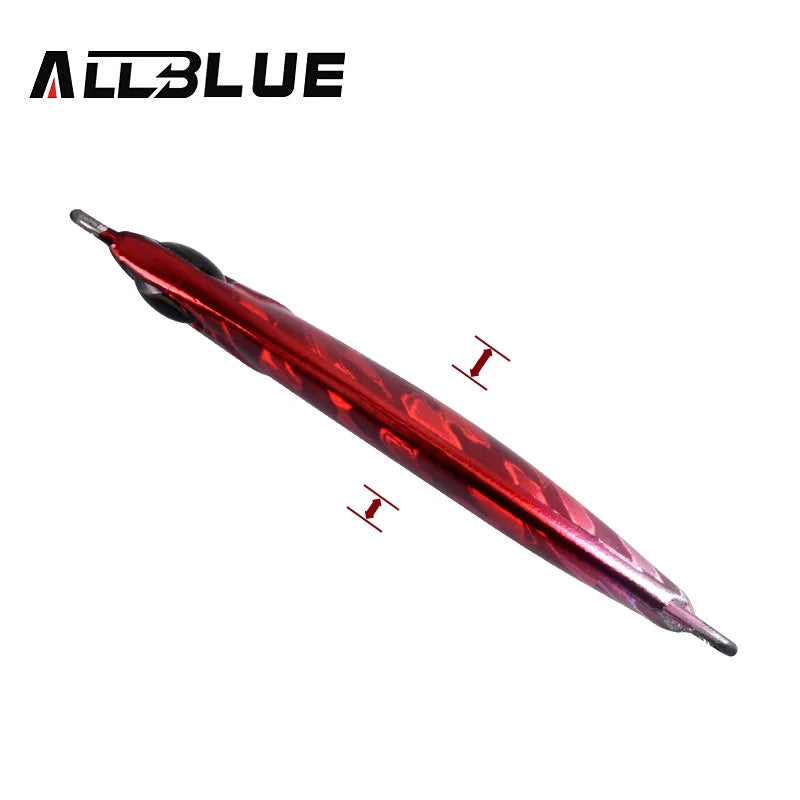 ALLBLUE New DRAGER SLOW Cast Metal Jig Fishing Lure Jigging Spoon 20G 30G Artificial Bait Shore Casting Jig Fishing Tackle