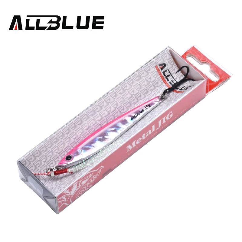 ALLBLUE Metal Jigging Spoon 35g – 3D Print Laser Lure - Fish & Cheaps | Fishing & Outdoor Gear