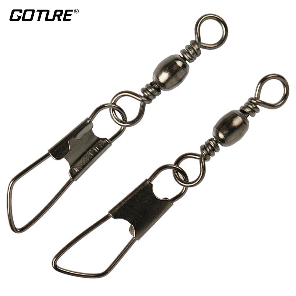Goture Barrel Swivel Fishing Connectors – 200pcs - Fish & Cheaps | Fishing & Outdoor Gear