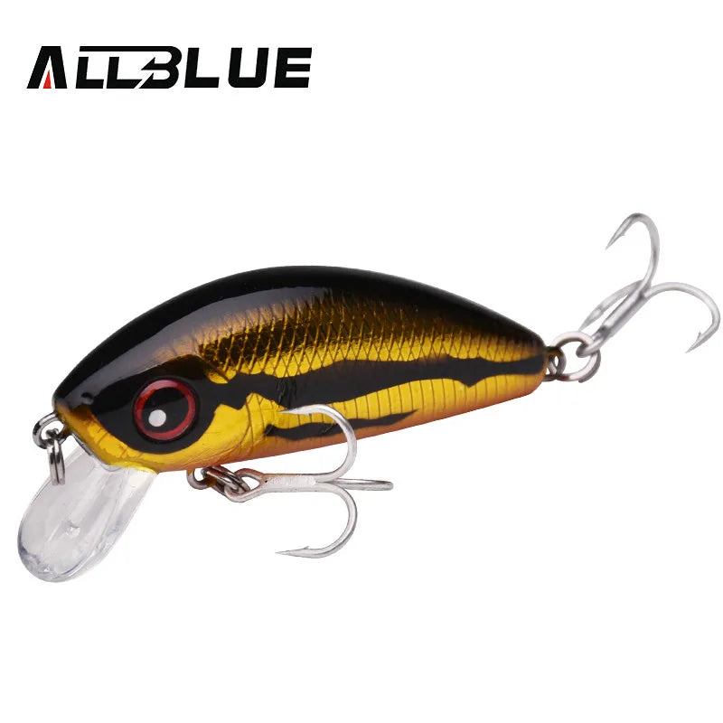 ALLBLUE New Legend Minnow 44mm Sinking Floating Mini Wobbler Fishing Lure Artificial Hard Bait Trout Crankbait Fishing Tackle