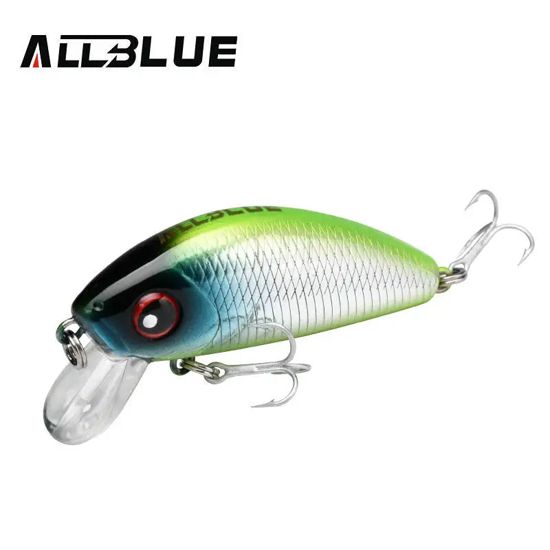 ALLBLUE New Legend Minnow 44mm Sinking Floating Mini Wobbler Fishing Lure Artificial Hard Bait Trout Crankbait Fishing Tackle