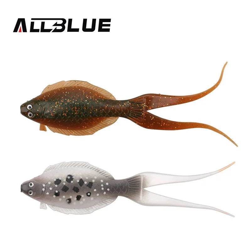 ALLBLUE 12cm Flatfish Soft Lure Trio - Fish & Cheaps | Fishing & Outdoor Gear