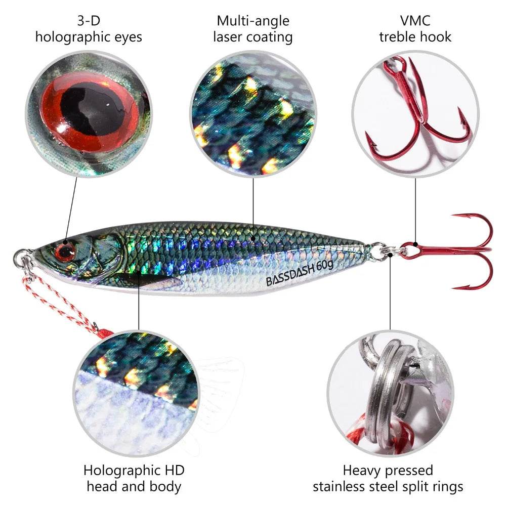 Bassdash Shadow Jig Lure – Salt & Freshwater Precision - Fish & Cheaps | Fishing & Outdoor Gear